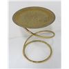 Image 1 : Modern brass table with Turkish tray