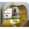 Image 2 : Parcel Silvered Gilt Wood Bookcase/Cabinet