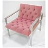 Image 2 : Harvey Probber upholstered chrome lounge chairs