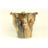Image 1 : Large ceramic planter decorated with masks