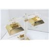 Image 2 : Lucite & Brass Table Lamp
