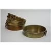 Image 2 : Brass table trays, bowls, pitcher & strainer