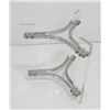 Image 2 : Two Modern lucite & chrome side tables