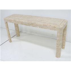 Maitland Smith Tessellated Marble Console