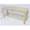 Image 1 : Maitland Smith Tessellated Marble Console