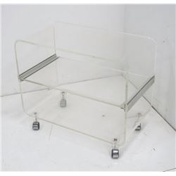 Lucite 3 Tier Cart