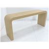 Image 2 : Karl Springer style faux python skin console