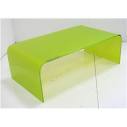 Italian Green Glass Coffee Table