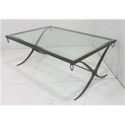 Barbara Berry for Baker Wrought Iron Coffee Table