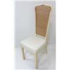 Image 2 : Set of 10 white lacquer dining chairs