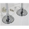 Image 4 : Pair Italian chrome floor lamps