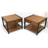 Image 2 : Edward Wormley for Dunbar pair of end tables