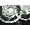Image 3 : 6 Lalique glass bird place holders