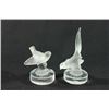 Image 6 : 6 Lalique glass bird place holders