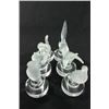 Image 8 : 6 Lalique glass bird place holders