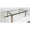 Image 3 : Mastercraft patinated brass dining table