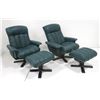 Image 1 : Pair of Bradington Young recliners & ottomans