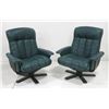 Image 2 : Pair of Bradington Young recliners & ottomans