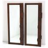 Image 1 : Pair of Brutalist style mirrors
