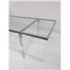 Image 2 : Milo Baughman glass top chrome table