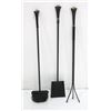 Image 1 : Donald Deskey three piece fireplace tools