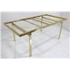 Image 1 : Milo Baughman brass dining table