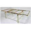 Image 2 : Milo Baughman brass dining table
