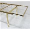 Image 4 : Milo Baughman brass dining table