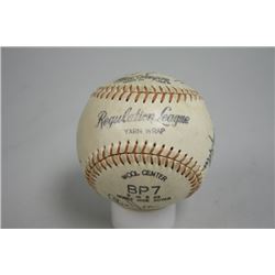 Signed Mets baseball