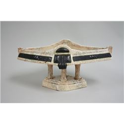 Czechoslovakian ceramic Art Deco centerpiece