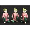 Image 1 : 3 carved wood & painted Balinese musicians