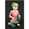 Image 3 : 3 carved wood & painted Balinese musicians