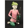 Image 4 : 3 carved wood & painted Balinese musicians
