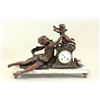 Image 1 : French 19th century figural mantle clock