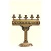 Image 2 : Pair of Modern bronze 5 light candelabra