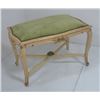 Image 1 : French Green Velvetine Window Bench