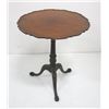 Image 1 : Mahogany tilt top tea table