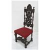 Image 1 : Carved high back chair