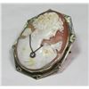 Image 1 : Large 14k gold cameo