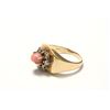 Image 2 : 14k Yellow Gold Ring With Diamonds and Conch Pearl