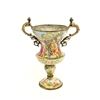 Image 1 : Austrian silver & enamel double handled urn