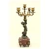 Image 2 : Pair of 19th c Bronze Cherub Candelabra