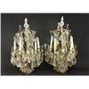Image 1 : Pair of Bronze and Crystal candelabras