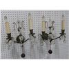 Image 2 : Pair 2 arm sconces with hanging spheres