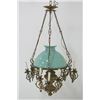 Image 1 : Victorian bronze 9 arm chandelier