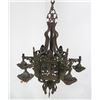 Image 1 : Gothic style 5 light metal chandelier