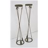Image 1 : Pair of Directoire style metal planter stands