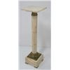 Image 1 : Marble, bronze & onyx pedestal