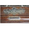Image 4 : Victorian oak traveling case & 3 glass bottles