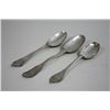 Image 1 : Three 18th c. coin Silver serving spoons